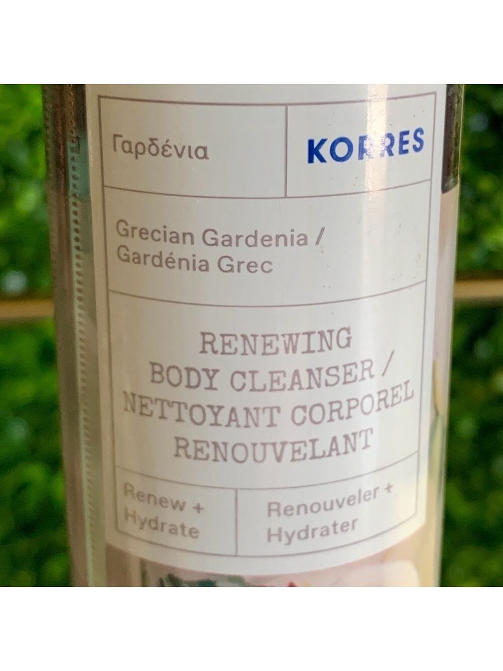 Korres GRECIAN GARDENIA Renewing Body Cleanser | NEW | Shower Gel Body Wash - Picture 7 of 11